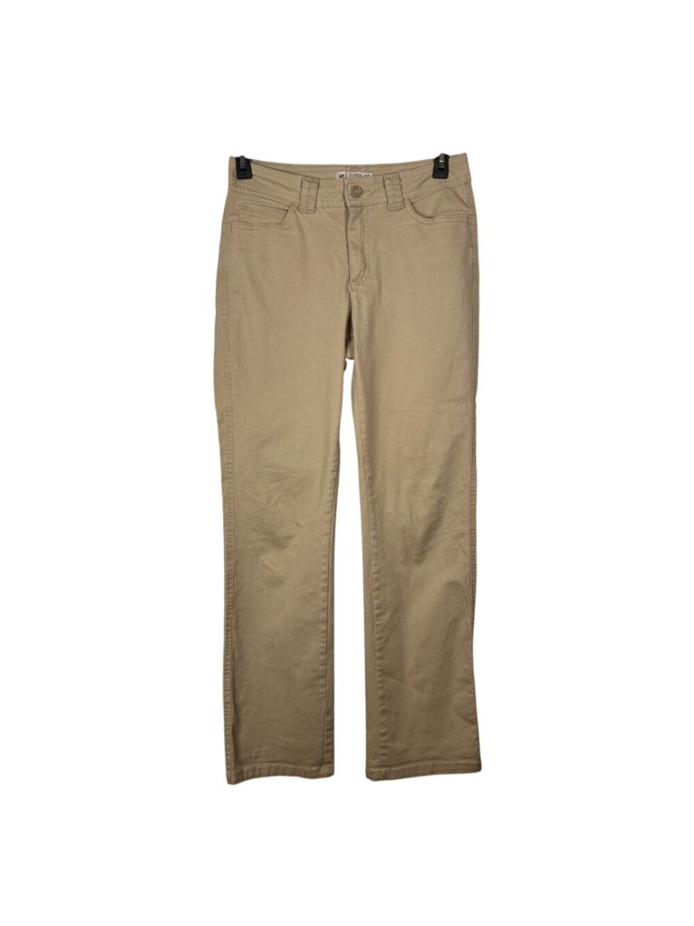 Lee Pants 6 M Classic Fit Straight Leg Khaki Chino Pants Cotton Blend Timeless